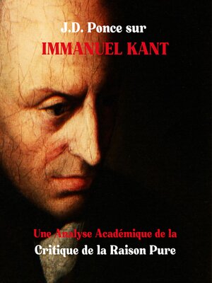 cover image of J.D. Ponce sur Emmanuel Kant
